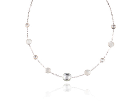 pt850 プラチナ アパタイト ブレスレット 淡水パール （VANLOON]K10  